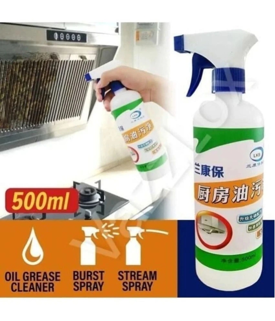 DHS Mart Kitchen Cleaner Spray Oil & Grease Stain Remover Dishwash Liquid Liquid Stove & Chimney Cleaner Spray 450 mL