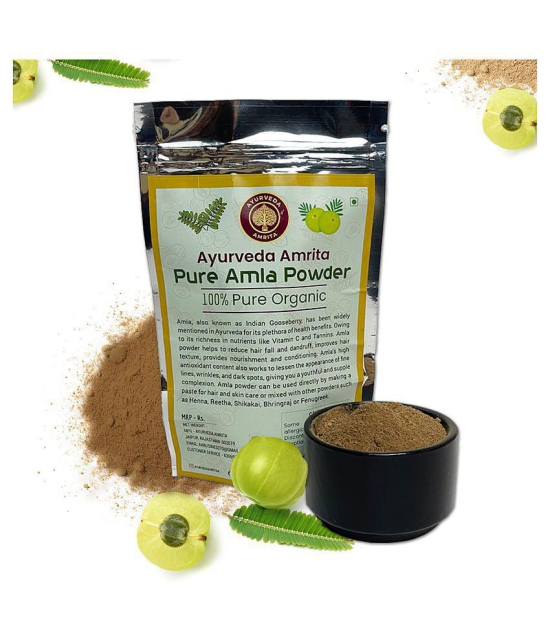 Ayurveda Amrita Organic & Natural Amla Powder Hair Scalp Treatment 100 g