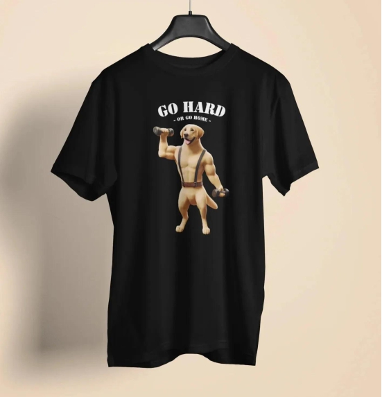 GO HARD OR GO HOME LAB OVERSIZED T-SHIRT-XXL