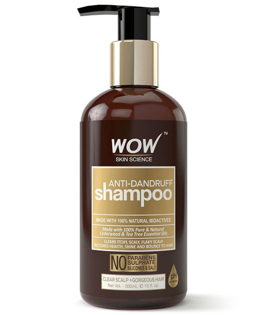 WOW Skin Science Anti Dandruff No Parabens & Sulphate Shampoo, 300mL