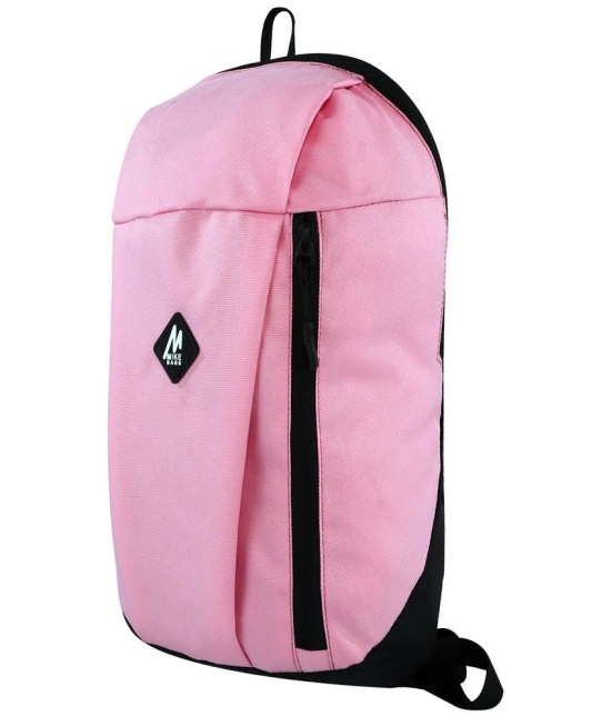 mikebags 15 Ltrs Pink Polyester College Bag - Pink