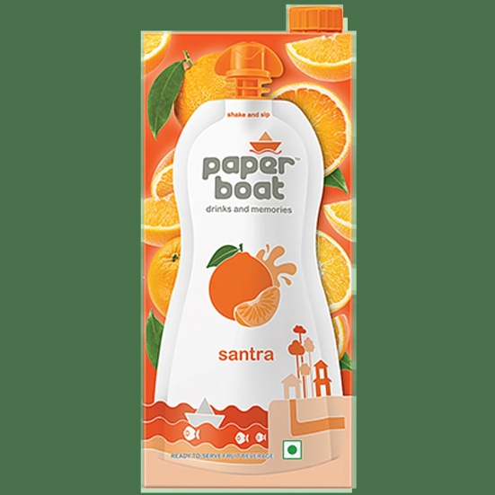 Paper Boat Orange, 1 Ltr