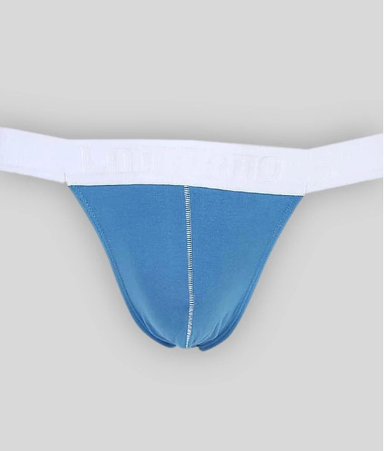 La Intimo Cotton Mens Thongs ( Blue ) - 80