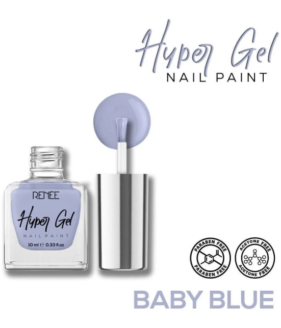 RENEE Hyper Gel Nail Paint - Baby Blue 10ml