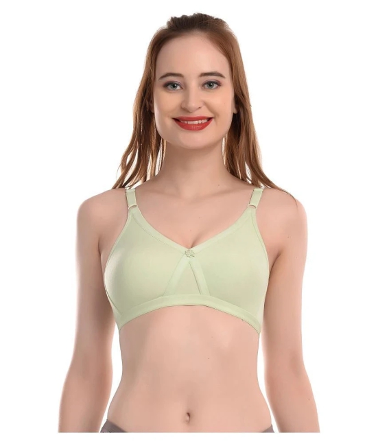 Elina Cotton T-Shirt Bra - Green - 36C