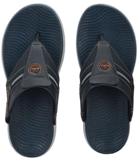 softio - Blue Mens Slippers - None