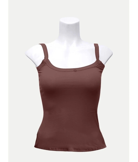 Radprix Cotton Camisoles - Brown Single - None