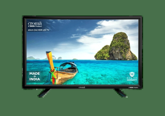 Croma 24 inch HD Ready LED TV with A Plus Grade Panel (2024 model)