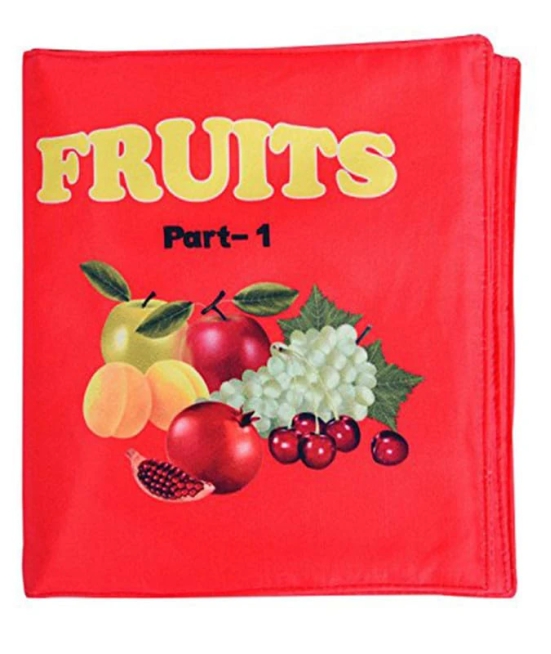 Skyculture? Fruits Soft Cloth Book for Babies, Baby Learning Fabric Book, Early Education Toy Lightweight and Foldabel, Gift for Babies Infants Toddlers - Part 1 for Kids