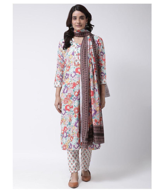 Hangup Off White Chanderi Dupatta