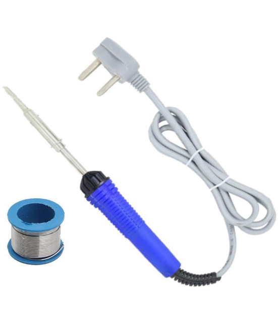 ALDECO: ( 2 in 1 ) Soldering Iron Kit contains- Blue Iron, Wire