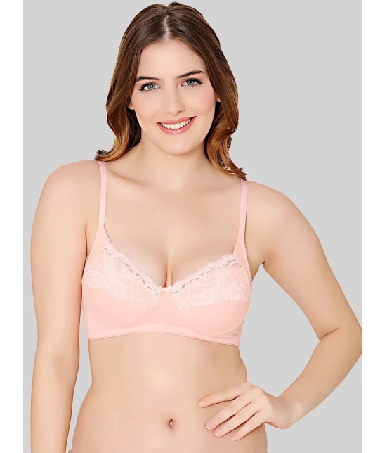 Bodycare Peach Cotton Non Padded Womens Everyday Bra ( Pack of 1 ) - None