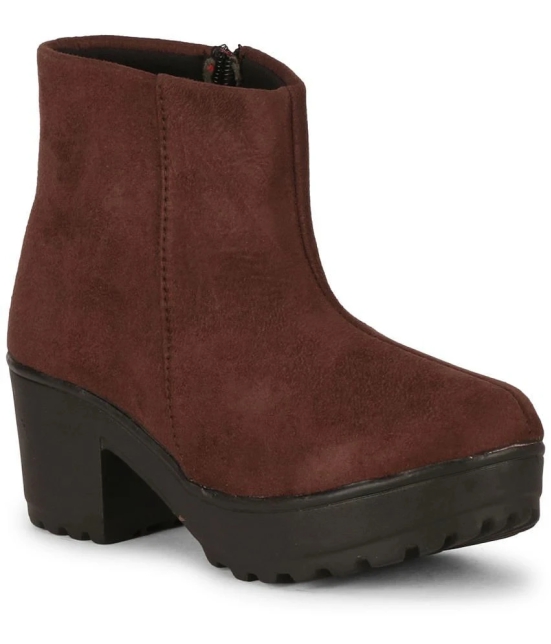 Saheb - Brown Womens Ankle Length Boots - None