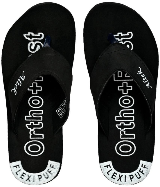 Altek Black Mens Thong Flip Flop - None