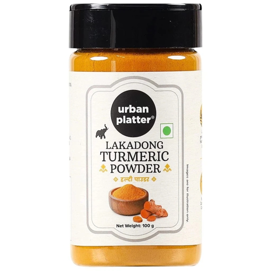 Urban Platter Lakadong Turmeric Powder Shaker jar, 100g | Organically Grown in North-East India & High-Curcumin |