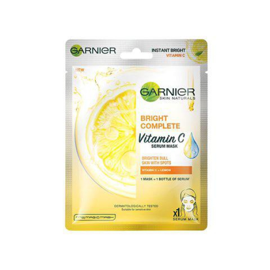 Garnier Bright Complete Vitamin C Face Serum Sheet Mask