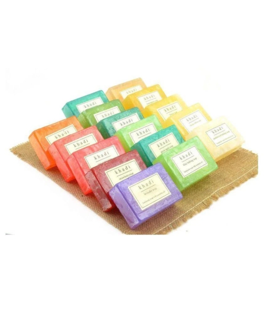 Khadi Assorted Handmade Soaps Flavor Fresh-16 pcs Soap 2000 gm