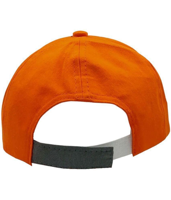 Zacharias unisex Kids Cotton Cap kc-09-Orange- (Pack of 1) (1-4 Years) - None