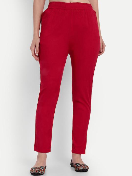 Women Comfort Slim Fit Trousers