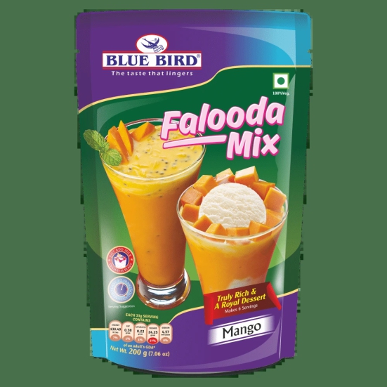 Blue Bird Falooda Mix Mango, 200 gm