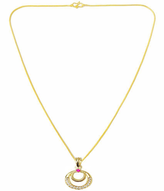 gilher - Golden Pendant ( Pack of 1 ) - Golden