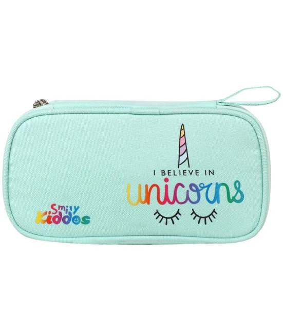 Zipper Pencil Pouch Unicorn Sea - Green