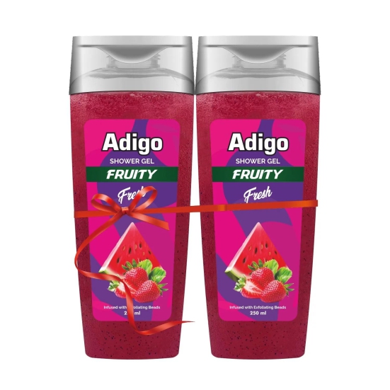 Adigo | Shower gel | Fruity | Fresh 250ml (Pack Of 2)