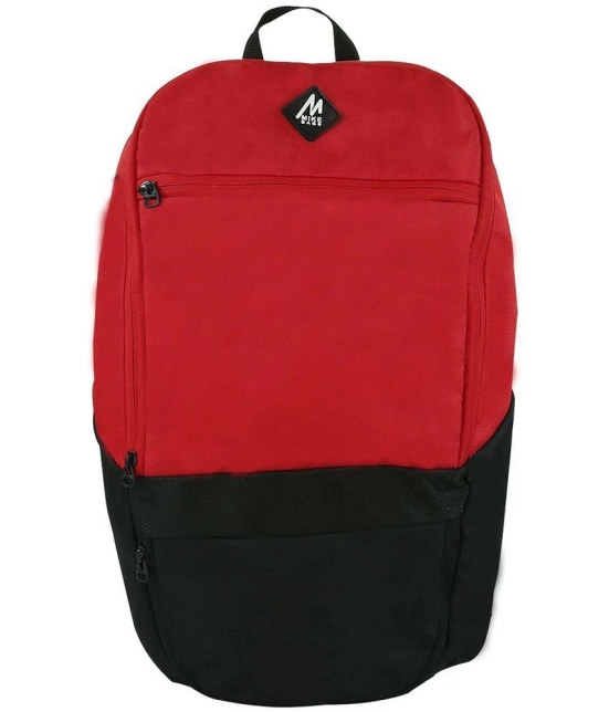 mikebags 13 Ltrs Red Polyester College Bag - Red