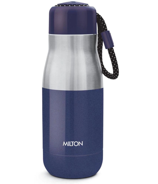 Milton Eminent 400 Thermosteel Hot and Cold Water Bottle, 369 mL, Purple - Purple