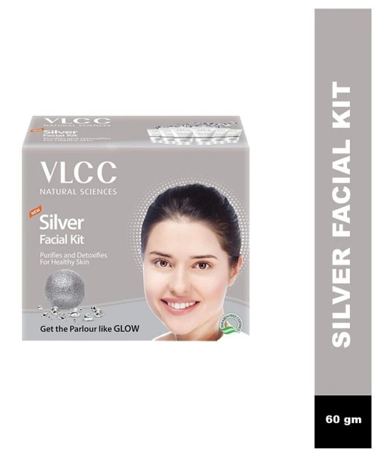 VLCC Silver Facial Kit, 60 g, For Skin Purifying Facial with Silver