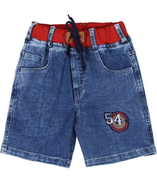 Cremlin Clothing - Blue Denim Boys Shorts ( Pack of 1 ) - None