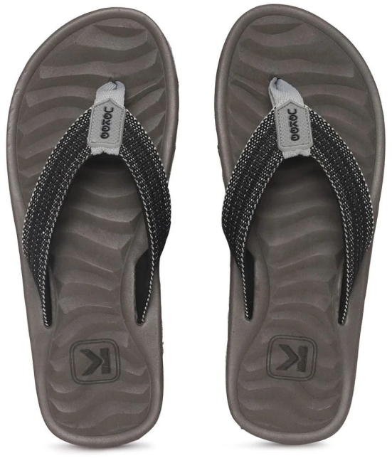 Paragon Grey Mens Thong Flip Flop - None