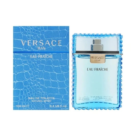 Versace Eau Fraiche Eau de Toilette Spray 100ml for Men - Citrus & Woody Fragrance