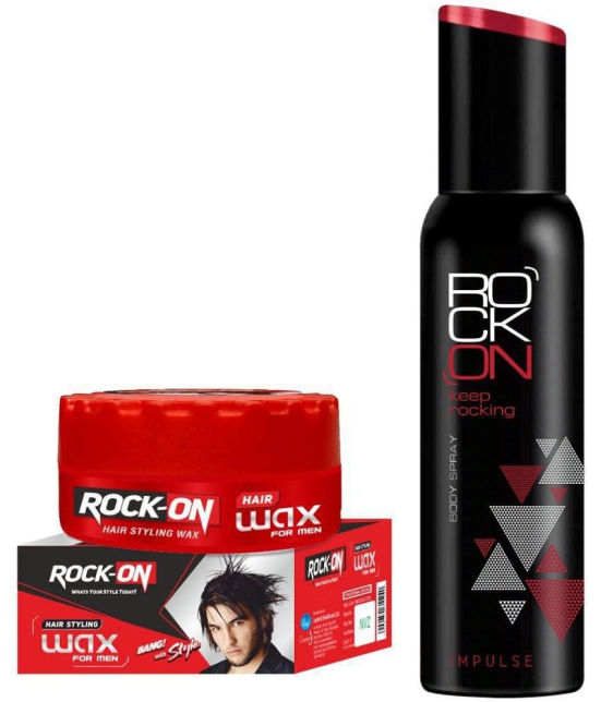 ROCK ON Hair Styling Wax 125 g + Impulse Body Spray 150 ml (2 Items in the set)