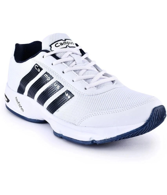 Campus BULL PRO White  Mens Sports Running Shoes - None