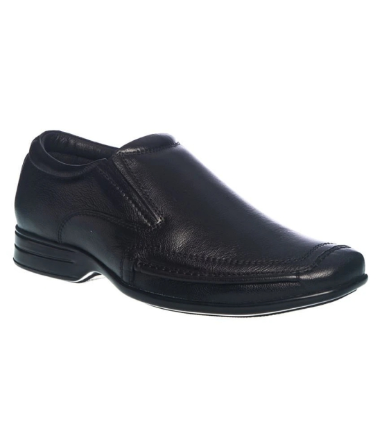 KHADIM - Black Mens Slip On Formal Shoes - None