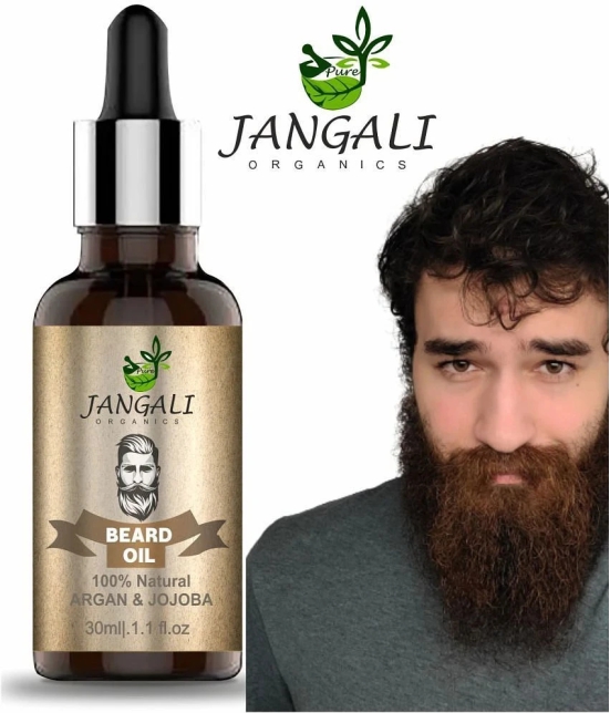 PURE JANGALI ORGANICS Beard Growth Oil- For Stimulating fast Beard Growth Hair Oil 30ML