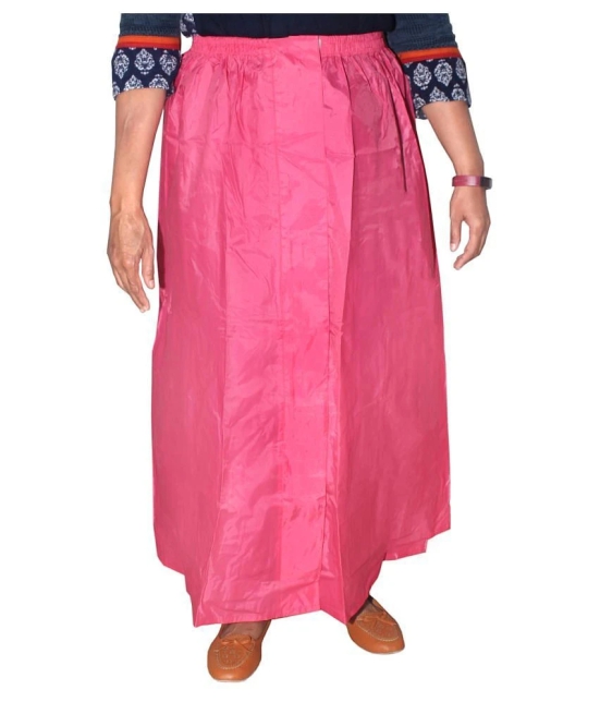 Goodluck Nylon Short Rainwear - Pink - XL