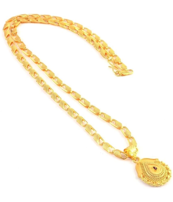 Jewar Mandi - Gold Pendant ( Pack of 1 ) - Gold