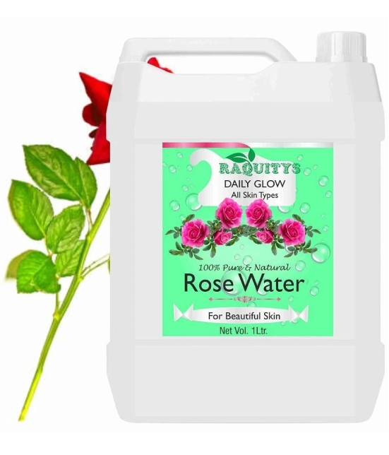 RAQUITYS Rose water face toner for glowing skin for all skin type 1 LITER