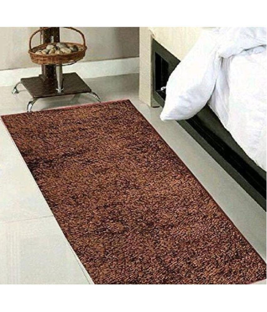 Abhikram Brown Runner Single Microfibre Others Other Sizes Ft - None