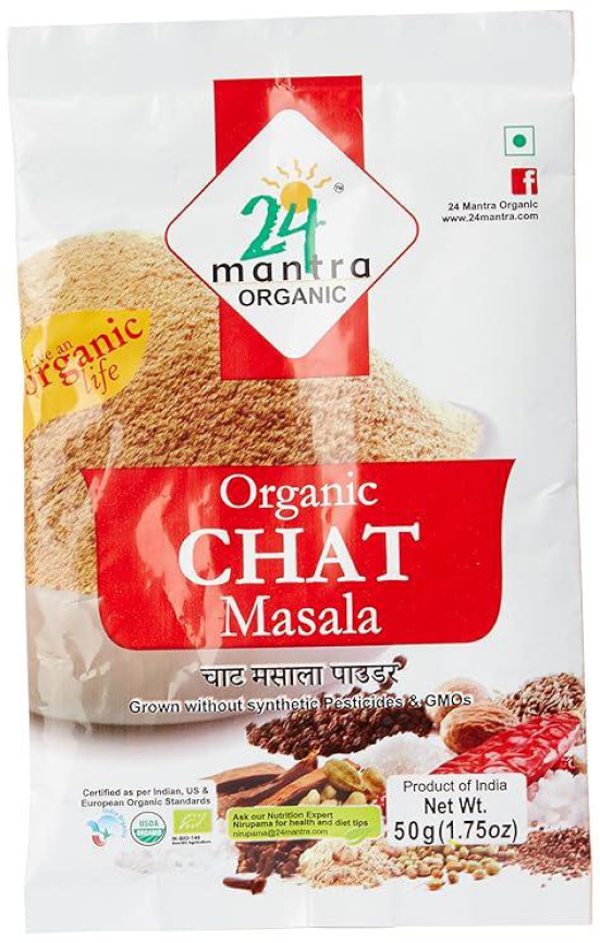 24 mantra CHAT MASALA 50 GMS