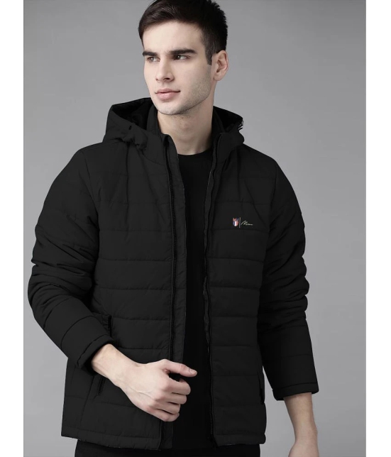 MXN Polyester Mens Casual Jacket - Black ( Pack of 1 ) - None