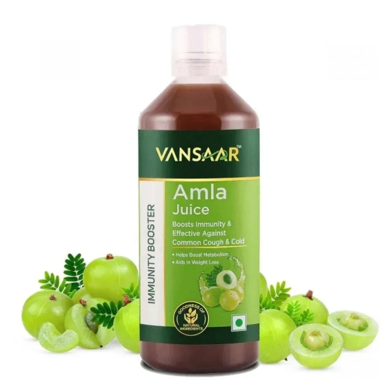 Amla Juice | 100% Cold Pressed | For Hair Growth & Detoxification | 75 Wild Amlas Per Bottle 1L