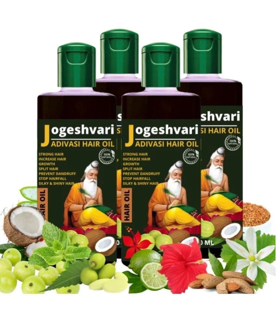 Jogeshvari Hair Growth Almond Oil 400 ml ( Pack of 4 )