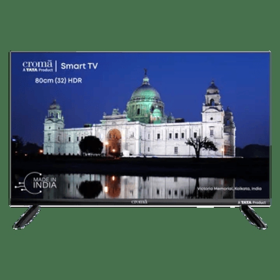 Croma (32 inch) HD Ready LED Smart TV with Bezel Less Display (2023 model)