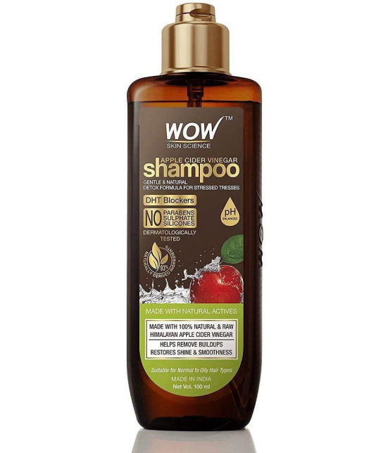 WOW Apple Cider Vinegar No Parabens & Sulphate Shampoo, 100mL