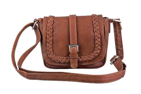 Lychee bags Women's Beige PU Sling Bag ( Maroon)