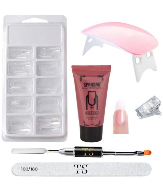 THR3E STROKES Acrylic Poly Gel Nail Extension Set Nails UV Nail Art Combo Kit | Nail Extension Set 60 g