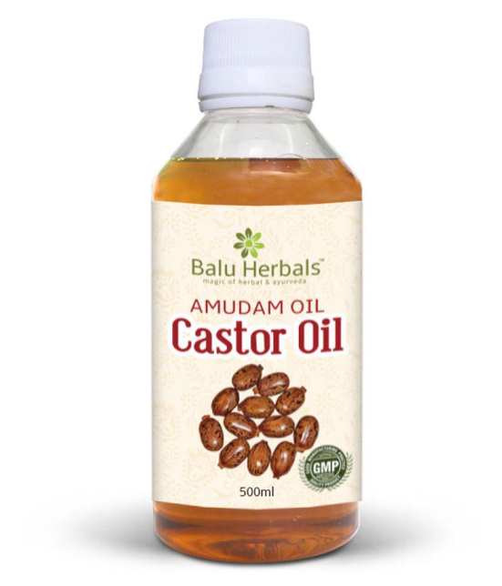 BALU HERBALS AYURVEDA Castor Oil 500ml Oil 500 ml Pack Of 1